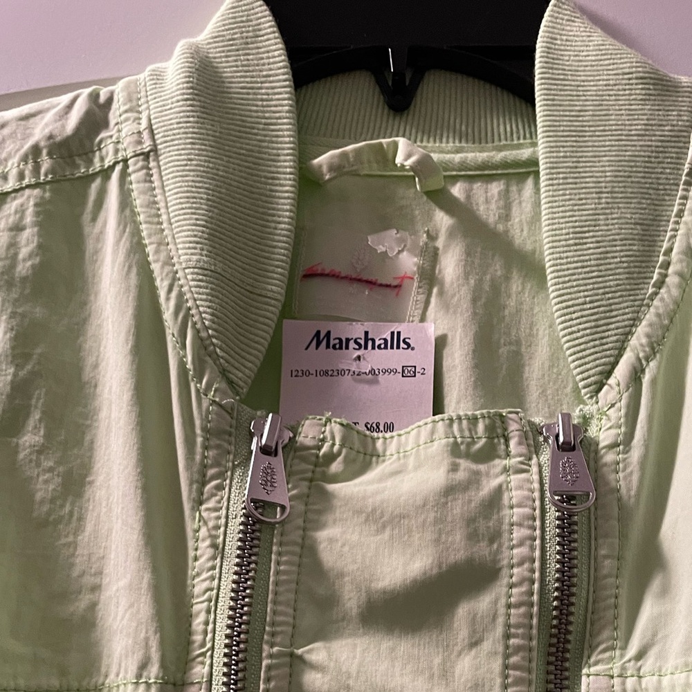 Retro Neon Green Jumpsuit with zippers NWT - Picture 2 of 5